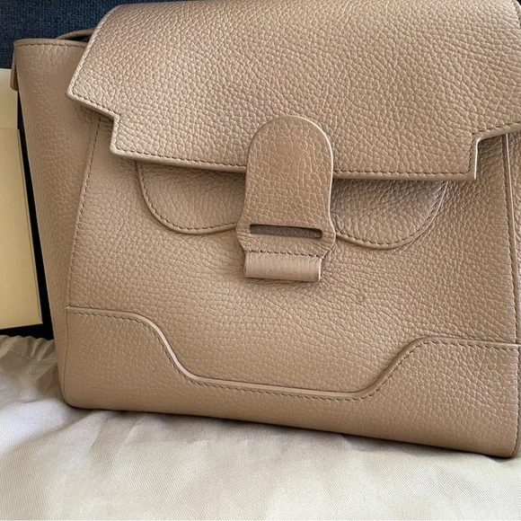 Senreve Mini Maestra in Dolce Butterscotch Leather with Gold  display picture 1